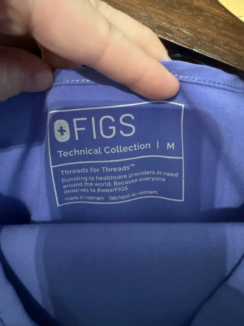 Figs Scrub Set in Blueberry - Picture 4 of 16